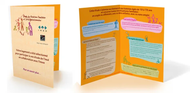 Brochure d'information de présentation de l’enquête, 2005